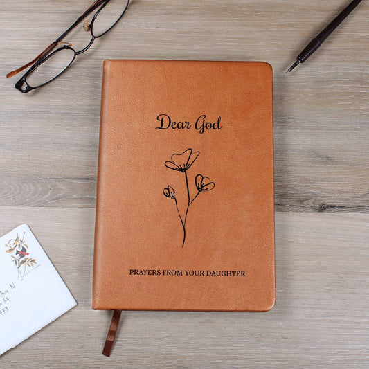 Dear God Prayer Journal for Her – Personalized Christian Prayer Notebook