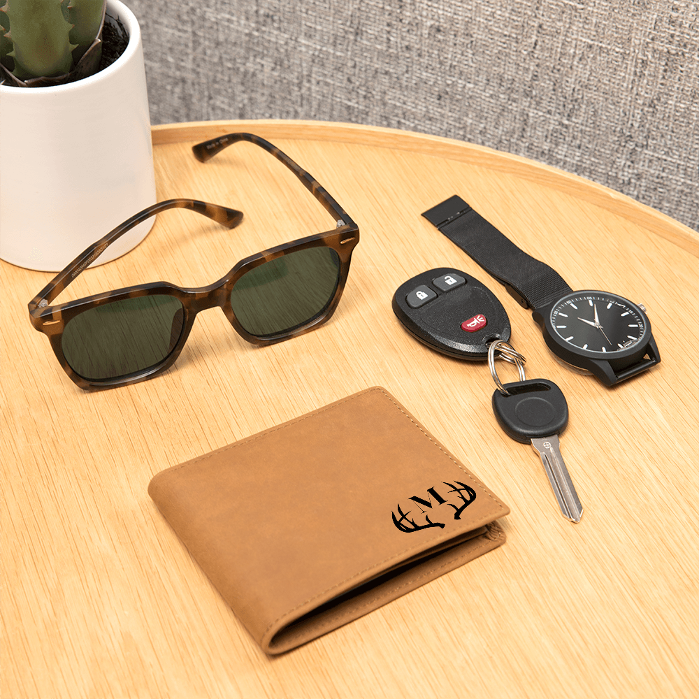 Personalized Leather Wallet – Custom Wallet Gift for Him