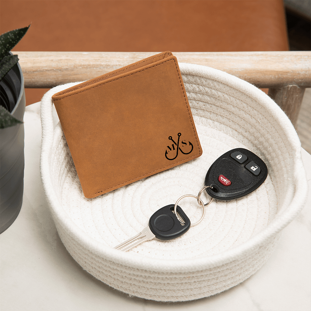 Personalized Leather Wallet – Custom Wallet Gift for Him