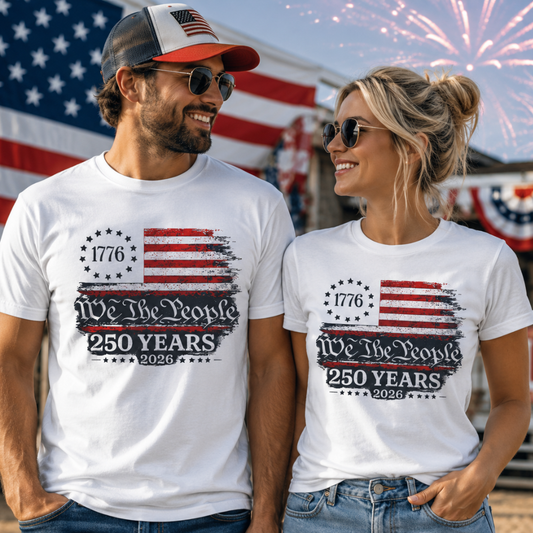 We The People, 250 Years, 1776 T-Shirt Men's, Women's