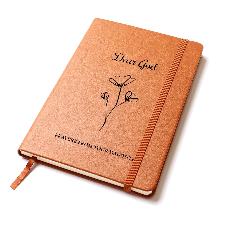 Dear God Prayer Journal for Her – Personalized Christian Prayer Notebook