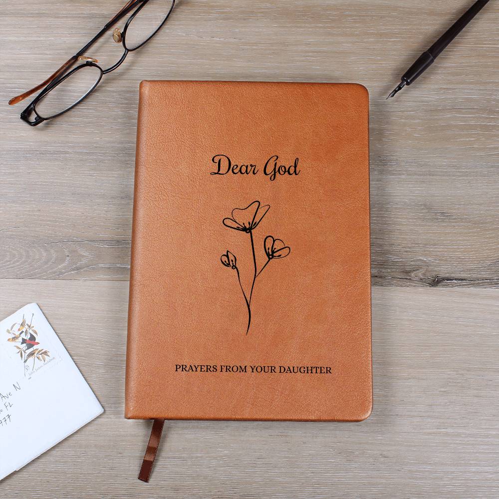 Dear God Prayer Journal for Her – Personalized Christian Prayer Notebook