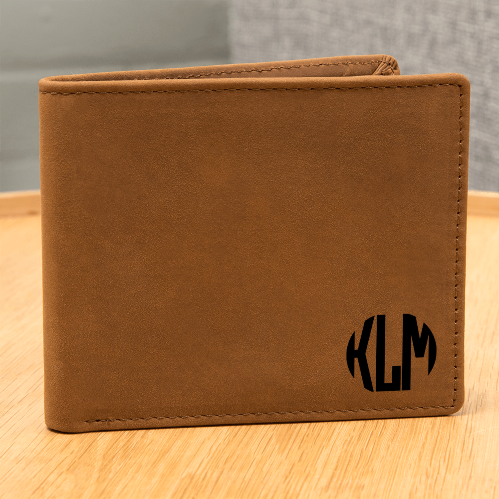 Personalized Leather Wallet – Custom Wallet Gift for Him