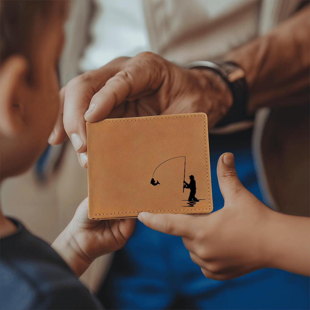 Personalized Leather Wallet – Custom Wallet Gift for Him