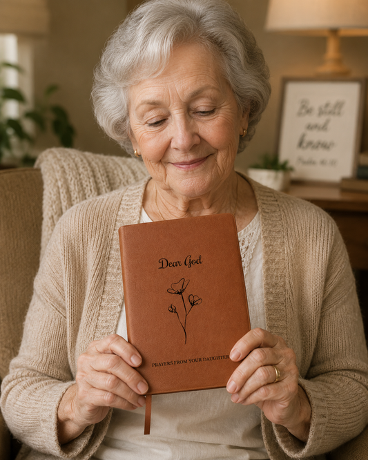 Dear God Prayer Journal for Her – Personalized Christian Prayer Notebook