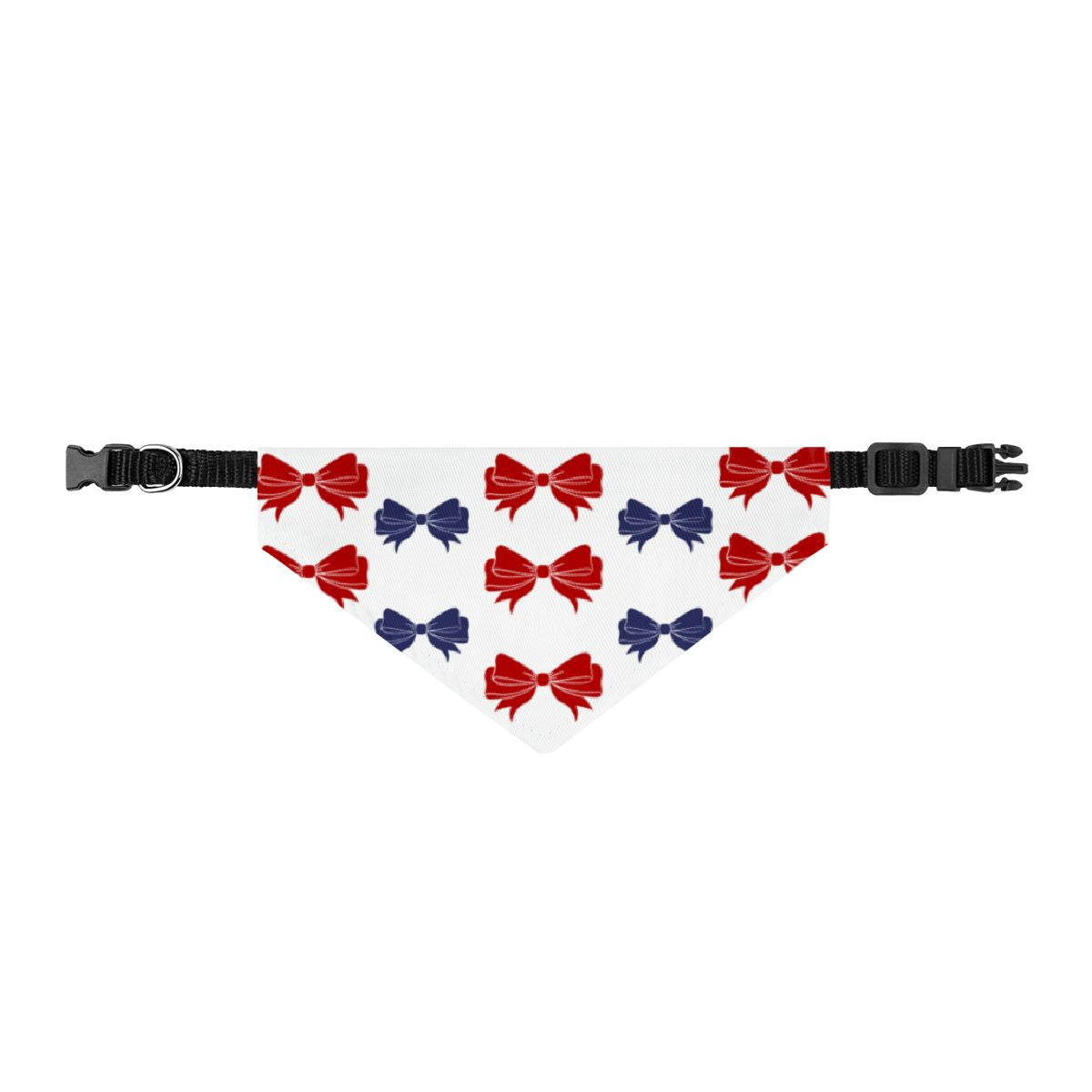 Patriotic Bow Dog Bandana
