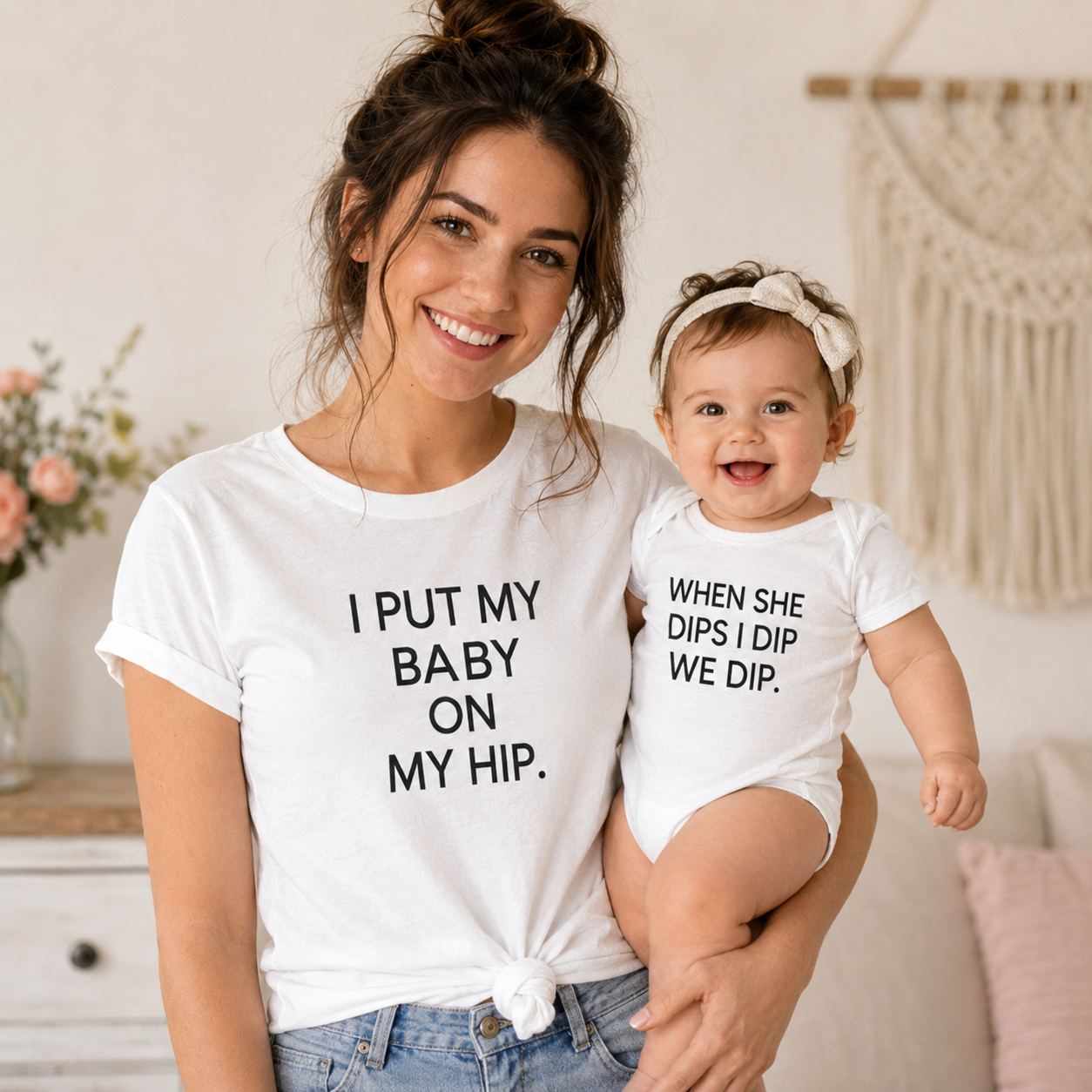 Mommy & Me Shirt and Onesie Silly
